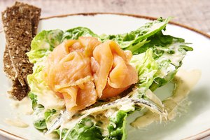 Salmon Caesar Salad